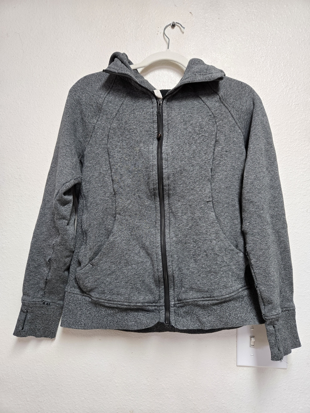 Lululemon Scuba Sweatshirt Women’s Size 10 Speckled Full Zip Hoodie See Pics